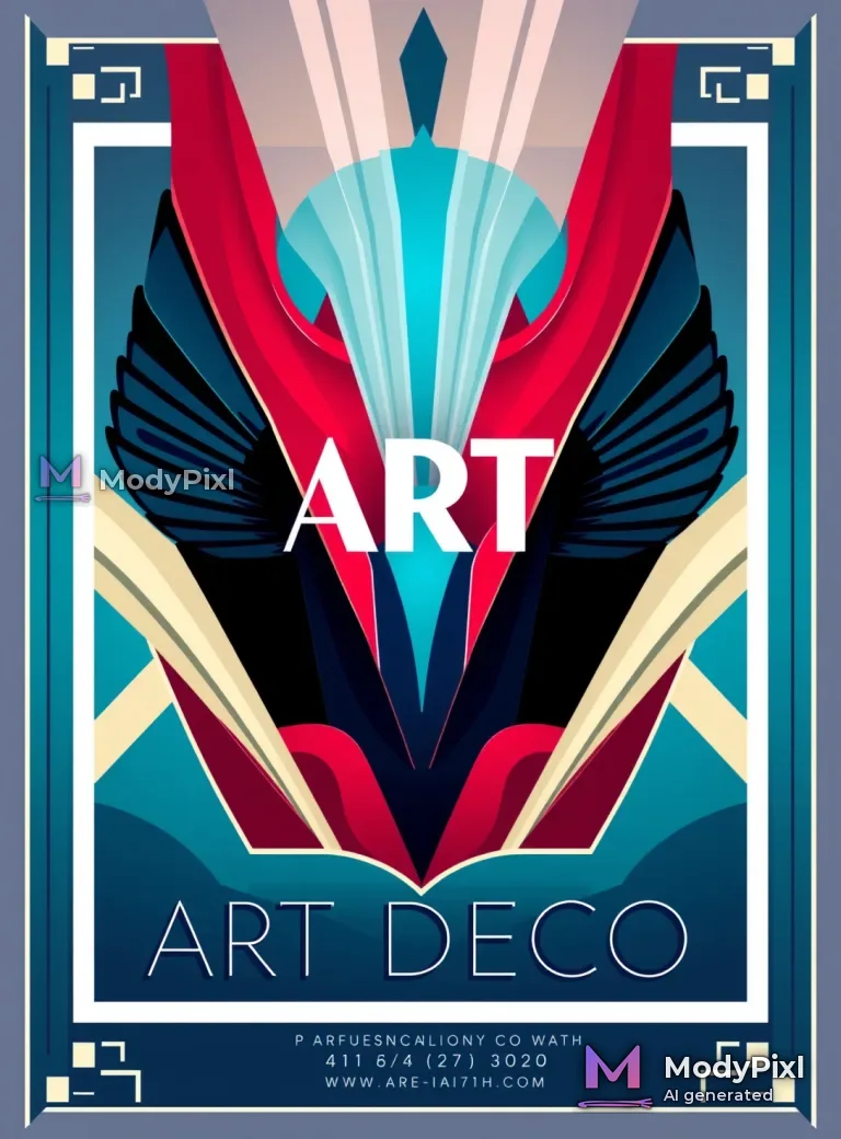 AI Art Deco Poster