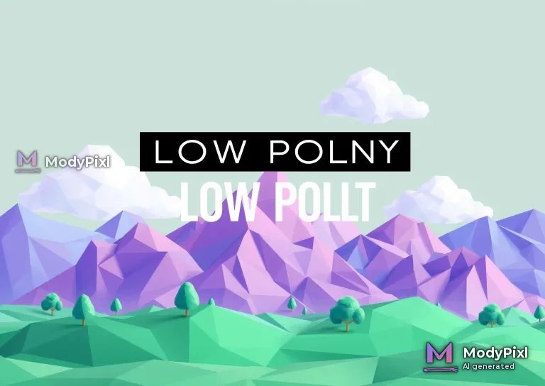 AI Low Poly Landscape