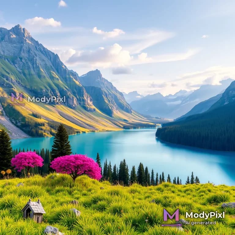 AI Macro Nature Art