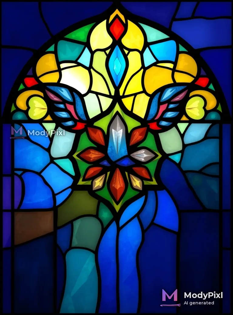 AI Stained Glass Art
