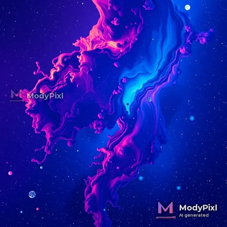AI Space Wallpaper