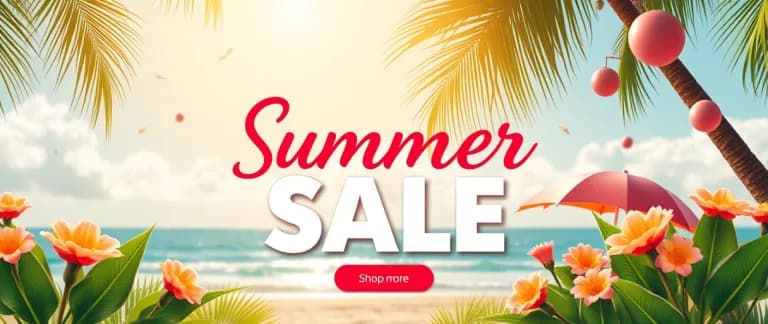 Summer Sale Web Banner