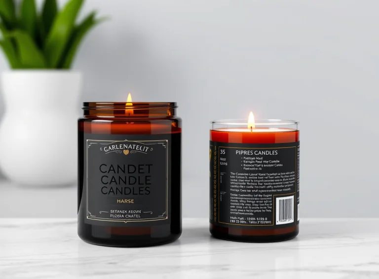 Candle Label Design