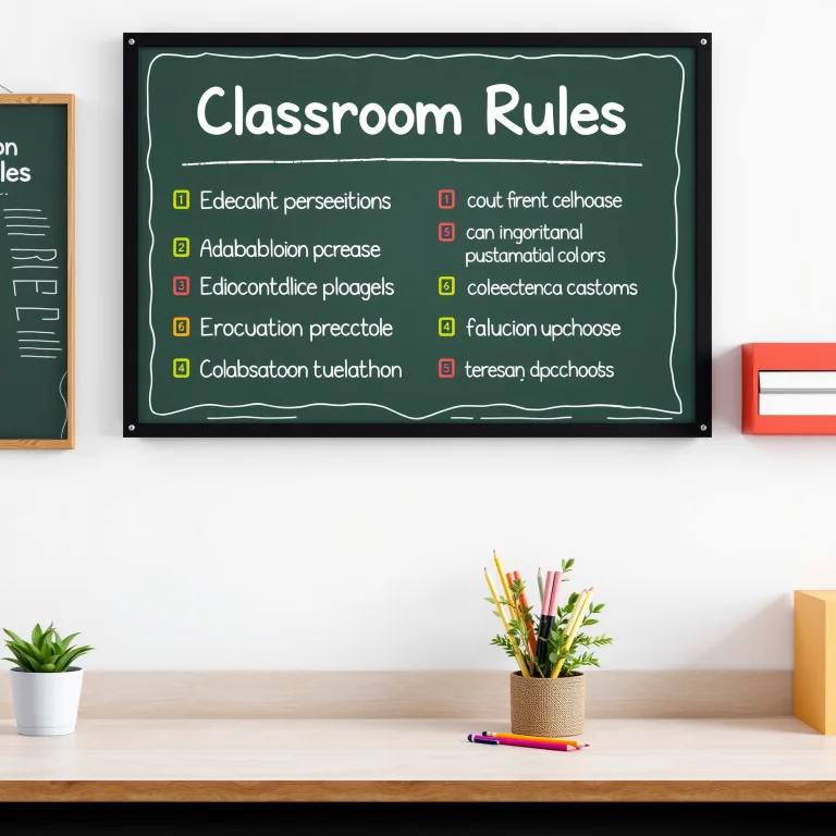 Classroom Rules Poster