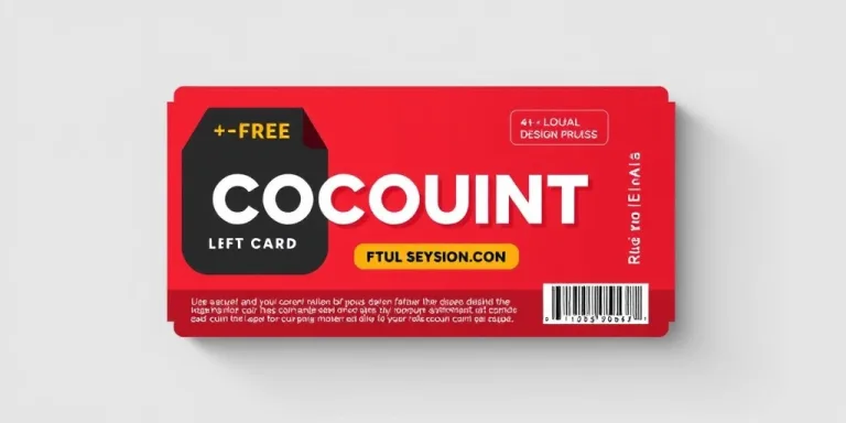 Discount Coupon Card