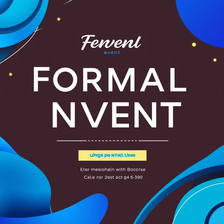 Formal Event Invitation