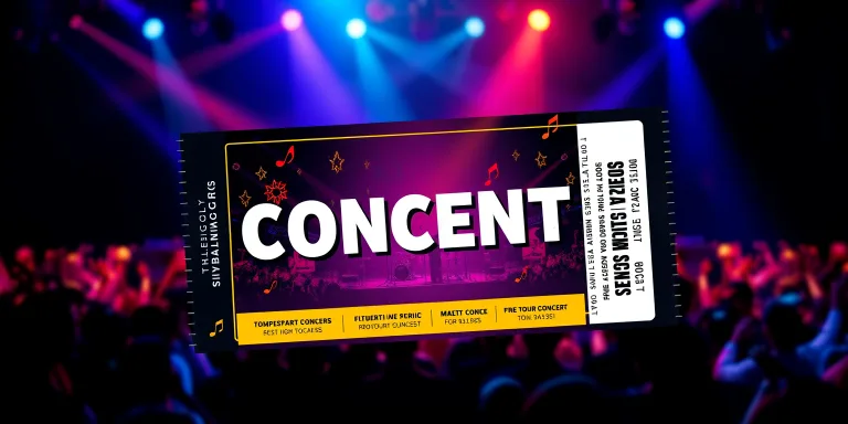 Concert Event Ticket