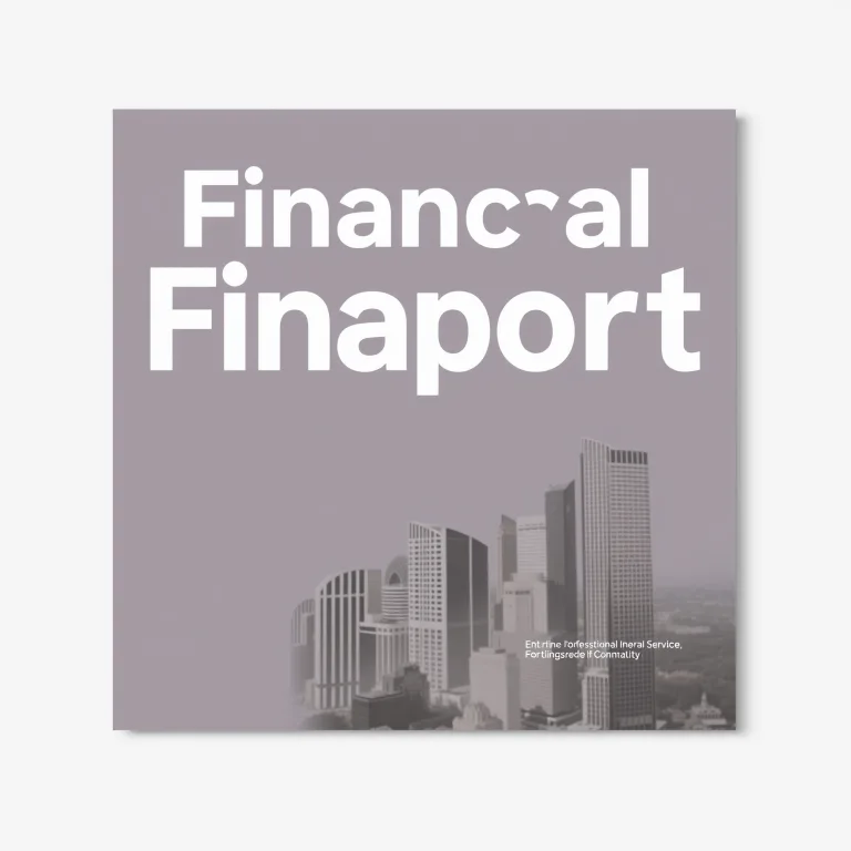 Financial Report Cover