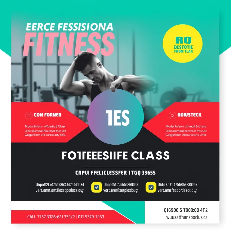 Fitness Class Flyer
