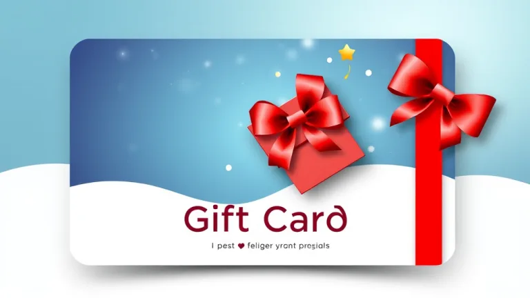 Gift Card Template