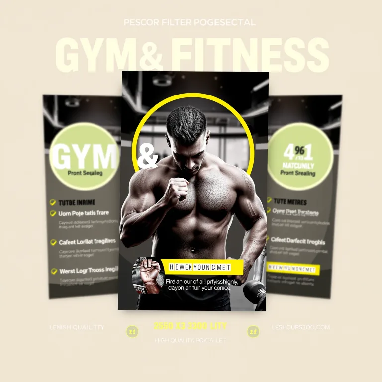 Gym & Fitness Promo Flyer