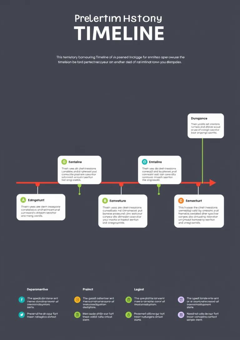 History Timeline Infographic