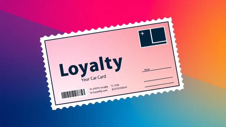 Loyalty Stamp Card