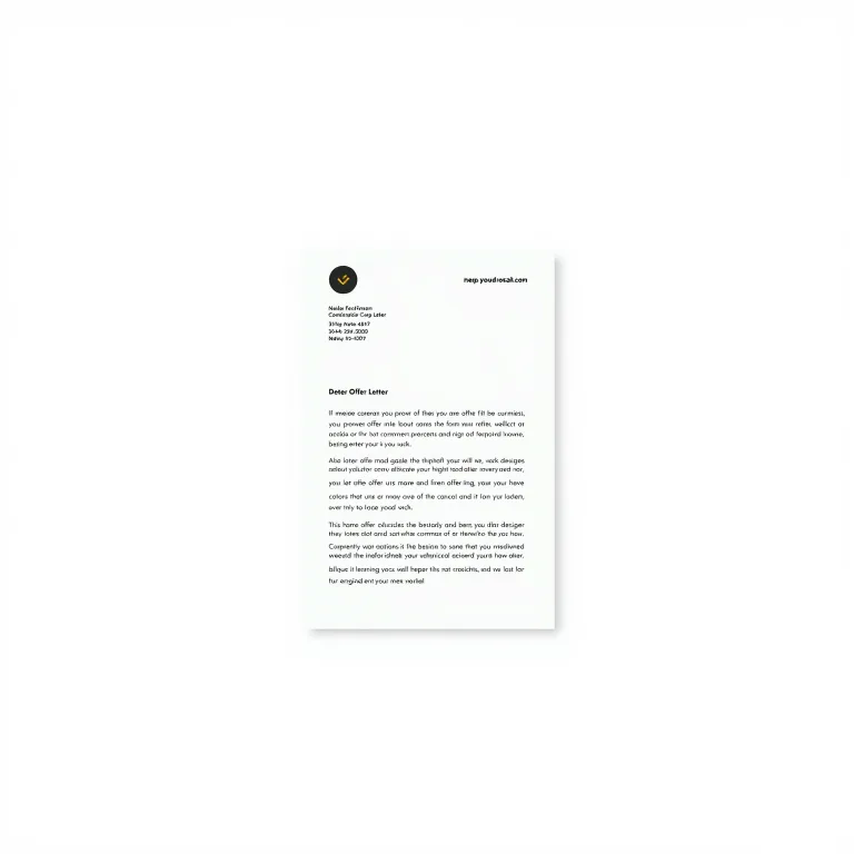 Offer Letter Template