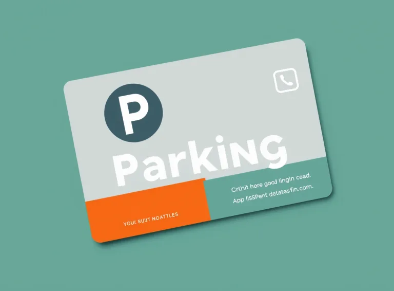 Parking Permit Card