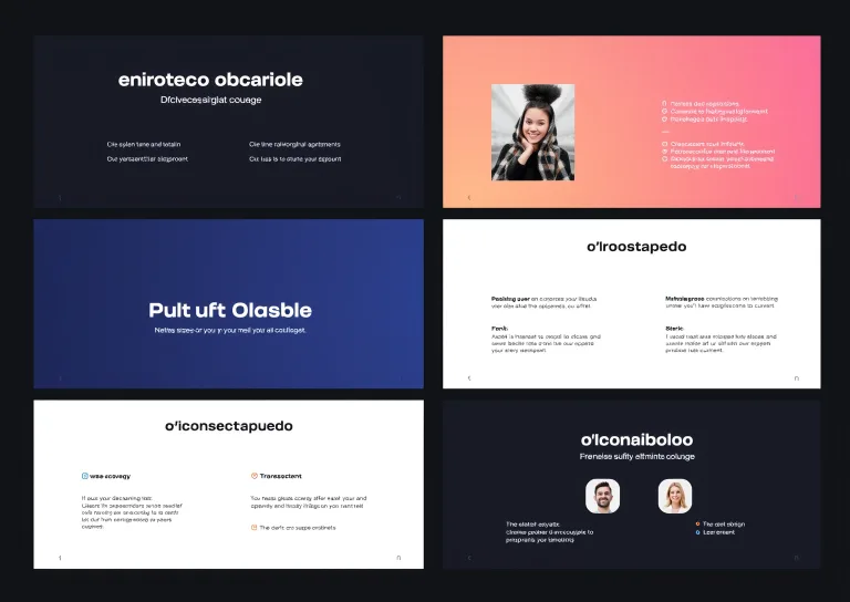 Minimal Dark Pitch Deck