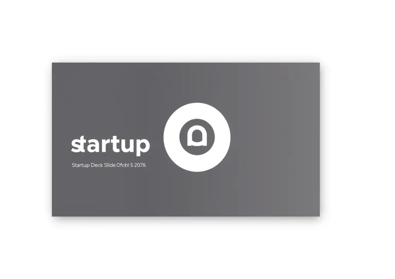 Startup Pitch Deck Slide