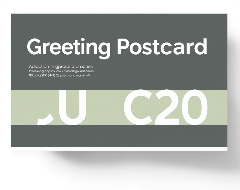 Greeting Postcard