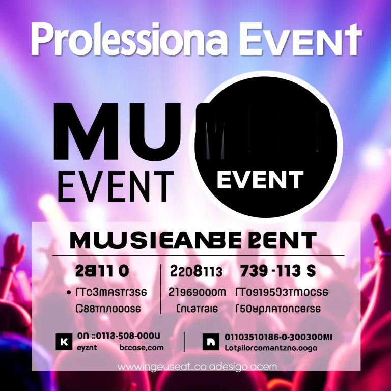 Music Event Poster