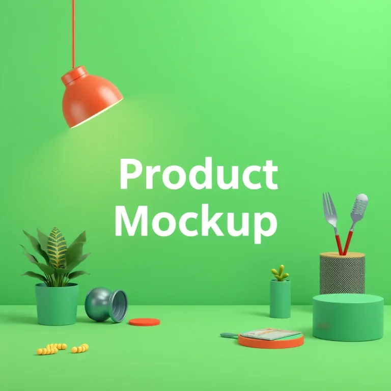 Product Mockup Scene