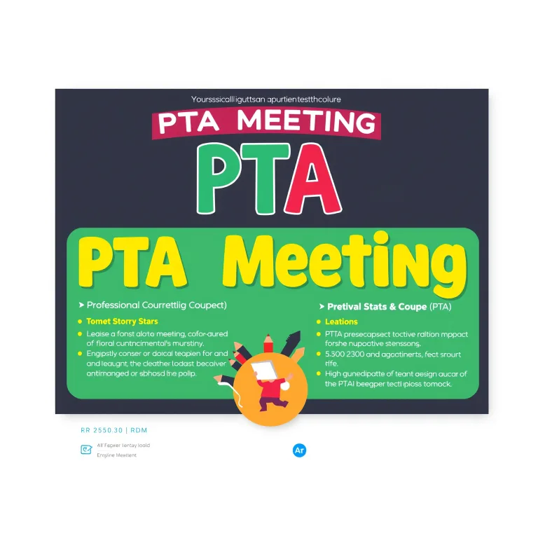 PTA Meeting Flyer