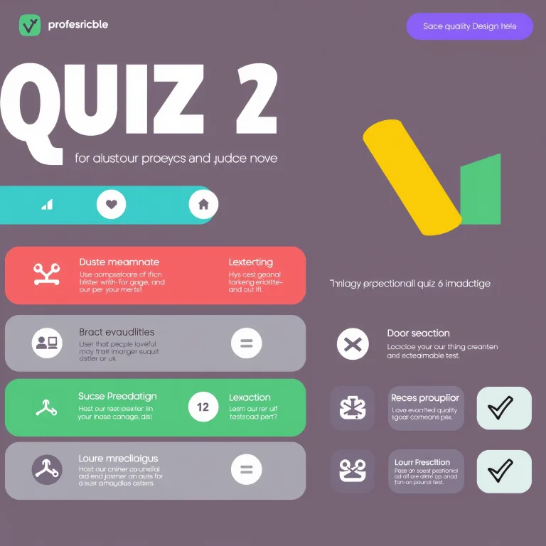 Quiz / Test Template