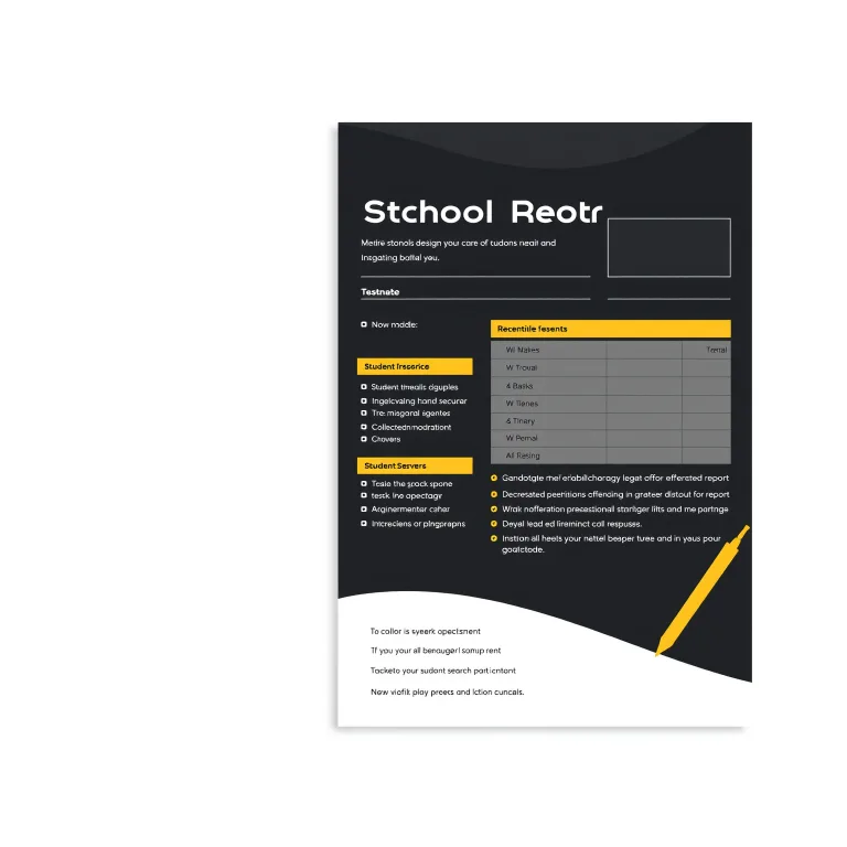 Student Report Card