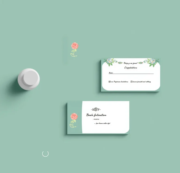 Wedding RSVP Card