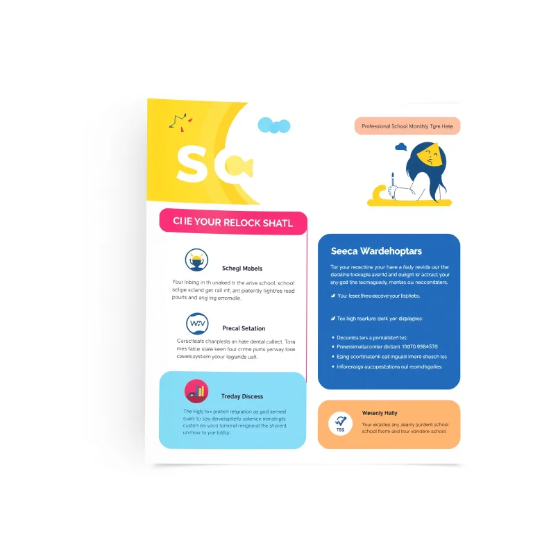 School Monthly Newsletter