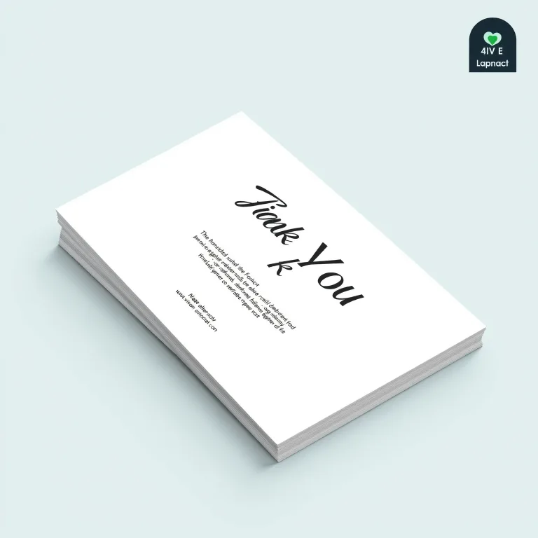 Thank You Card