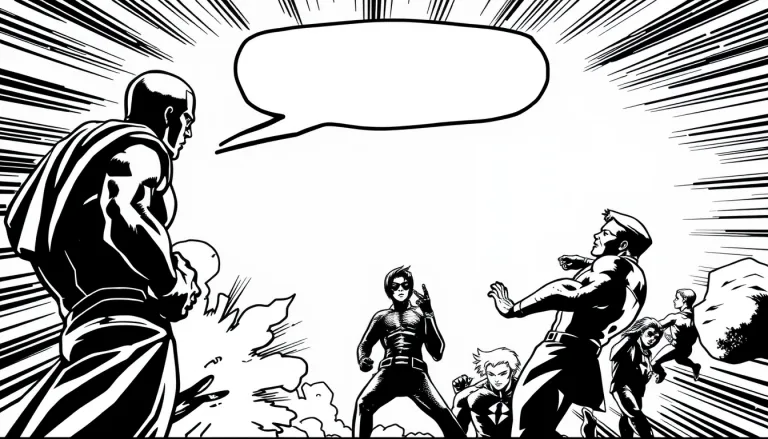 Comic Strip Panel