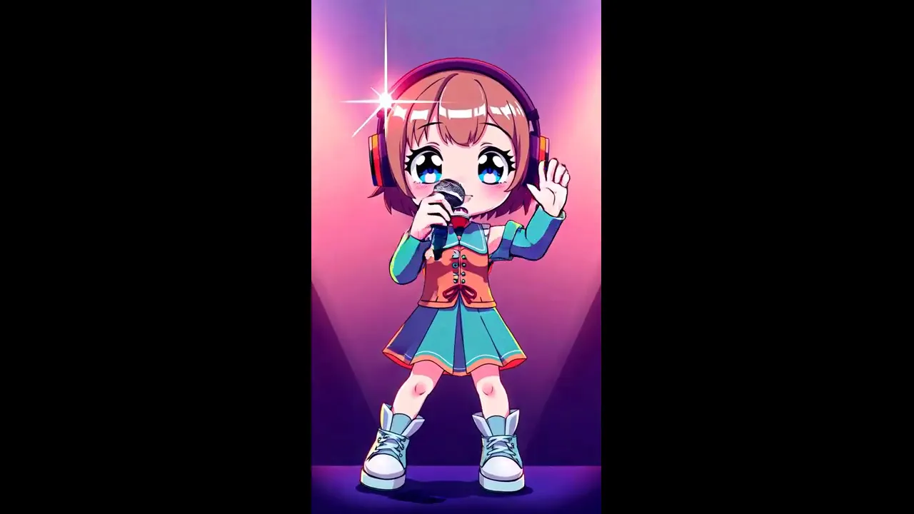Cartoon Idol Sings