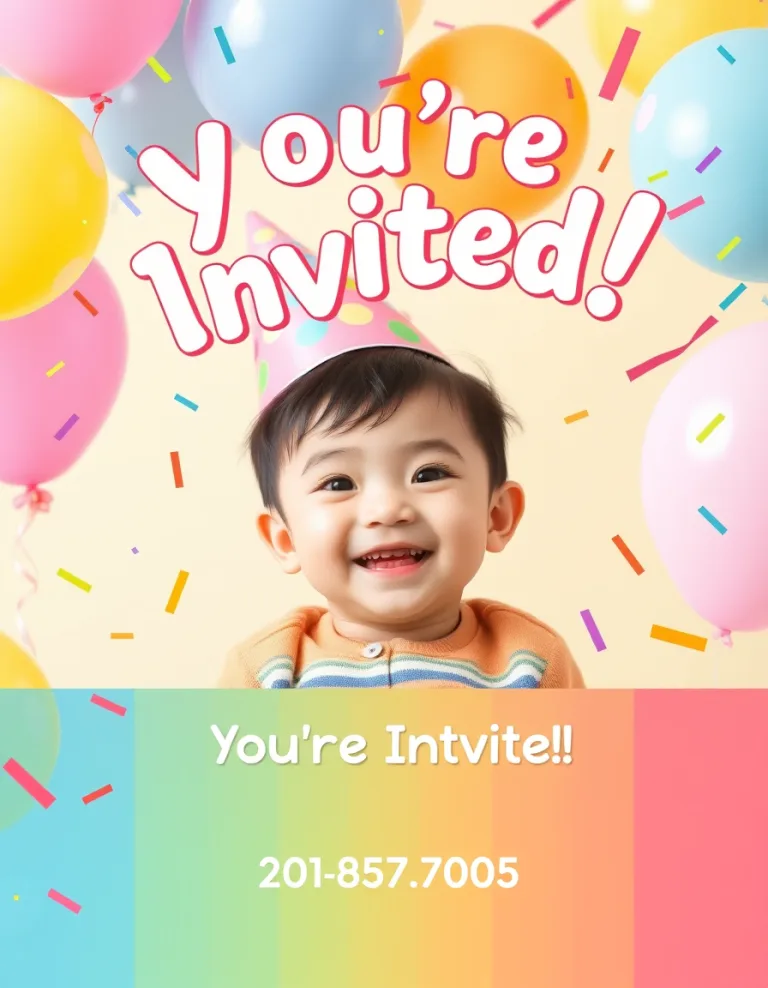 Birthday Invitation Card