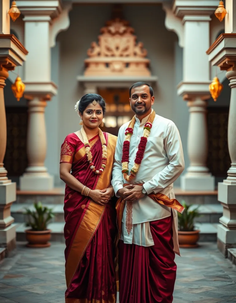 Matrimony Couple Portrait