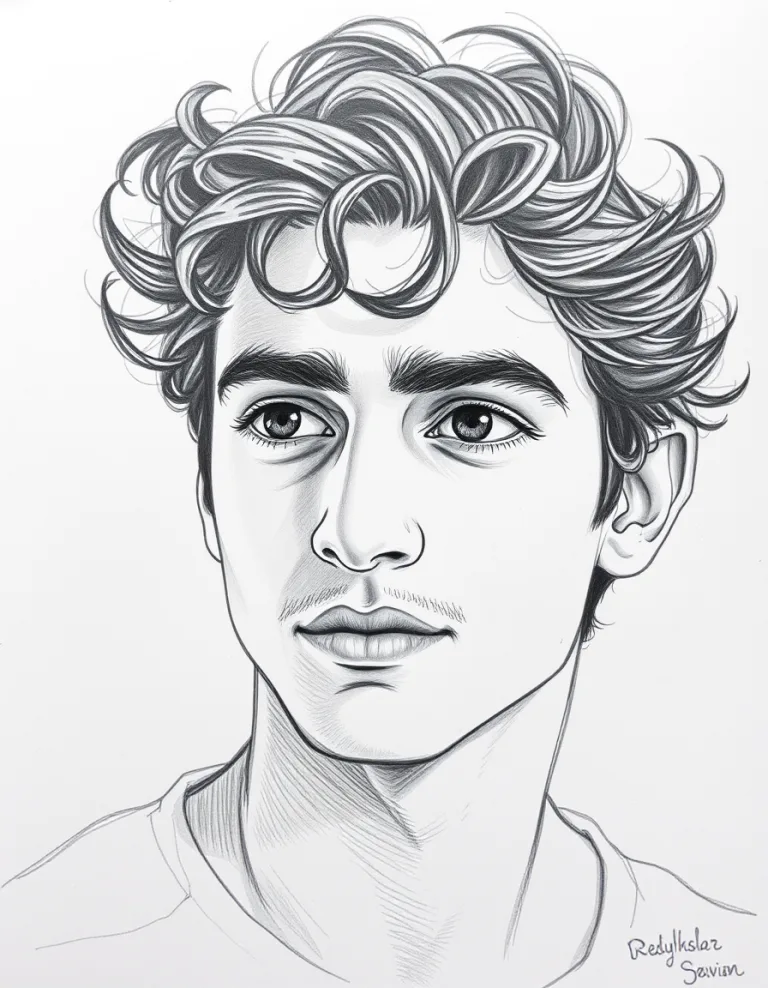 Pencil Sketch Portrait