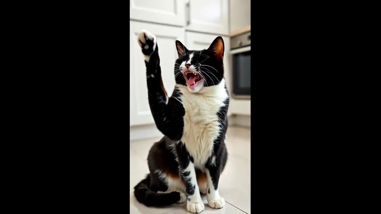 Cat Scolds the Dog