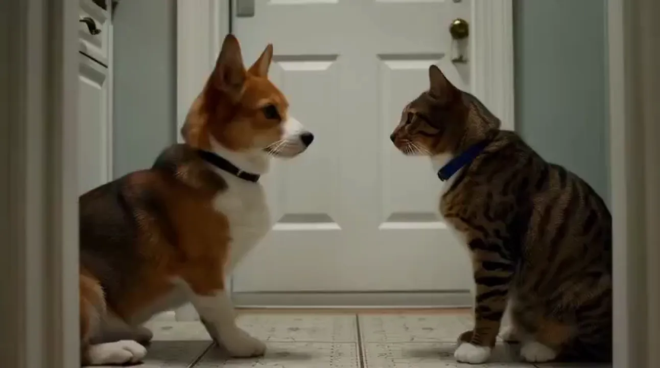 Pets Planning Mischief
